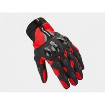 ROCK BIKER-모토크로스 장갑 여름 터치 스크린 루바 모토 레이싱 쉘 남성용 사이클링 바이킹 MX, XL, 빨간