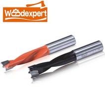 천공기 조절 두 플루트 목공 갱 드릴 비트 블라인드 홀 tct 드릴링 헤드 100mm, 10.0mm 리터, 100mm 길이