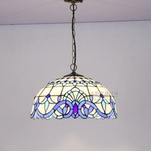 YCS1216 레트로엔틱스테인글라스조명 알전구 아크릴무드등 갓등 싱크대조명 수입식탁등, No.12 40cm