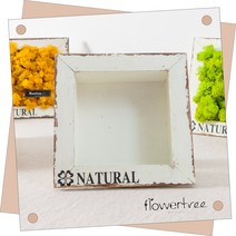 프리미엄 조화 화분 화병 꽃병 216종 수반 플트 H, H29.빈티지사각우드화분 20x6cm