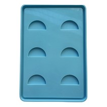 속눈썹 트레이 실리콘 몰드 DIY 수제 공예 보석 저장 박스 제작 에폭시 수지 곰팡이, 파란색