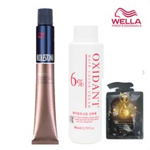 웰라 콜레스톤 퍼펙트 브라운 80g / 산화제+앰플증정, 8/17 애쉬브라운, 1개