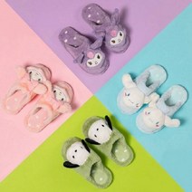 기타 바보사랑[키티야]산리오 캐릭터 입체 털 슬리퍼 240mm 거실화