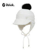 볼빅 여성 골프 부클 WINTER 캡 모자 VLAPMA04 22MAAC, 오프화이트