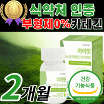 식 약 청 인증 카테킨 다이어트 그린 초록 녹차 추출물 egcg 체 내장 복부 지방 감소 도움 hdl ldl 콜레스테롤 중년 남성 여성 남자 여자 건강 식품 보조제 정품 [라풀굿], 120정(2개월)