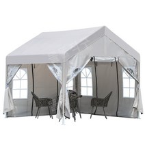 캐노피 천막 텐트 캠핑 야외용 포장마차 옥상 몽골 테라스 바람막이 접이식, 3x3 녹색  천포함