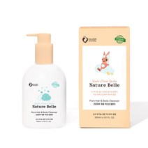 유아 스킨케어 순수 자연유래성분 네이처벨르 헤어&바디클렌저 300ml, 1개