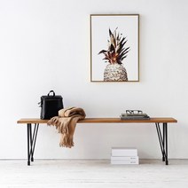 우드 베란다 라탄 디자인 원목 신발 월넷 대기 카페 식탁 벤치의자 등받이, 가로 180 세로 30 높이 45 목판 5cm