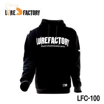 루어팩토리 LFC-100 쉴드브랜드후드티 (형제피싱-GK), 블랙 2XL