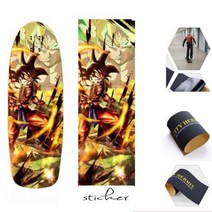 전기 서핑 보드 수영 모터 스케이트 더블 로커 사포 8423cm 스프레이 에머리 스쿠터 데크 그립 테이프, Kakarotto 7