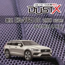 볼보 더뉴 V60 2세대 CC 벌집매트 크로스컨트리 카매트 바닥 시트 발매트 실내 깔판 차량용 자동차매트 (T5 B5), 더뉴V60 CC [2세대] (2019.3~), 트렁크매트