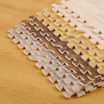 조립매트 퍼즐매트 우드조립매트 EVA 31x31cm 우드패턴 놀이방매트 매트시공 층간소음매트 거실매트 발코니, C타입(화이트)