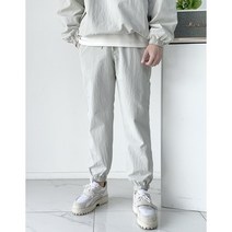 남자 얇은 메모리 나일론 생활방수 카고 조거 트레이닝 팬츠3color