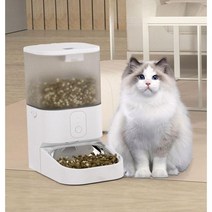 강아지 급식기 자동 무선 사료 급여기 배식기 반려동물 강아지 고양이 피더, 5. 레코딩 3L WiFi - 더블 볼 블랙