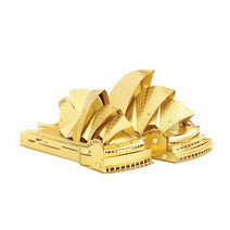 3D 입체 메탈 퍼즐 미니 시드니 오페라 하우스 골드