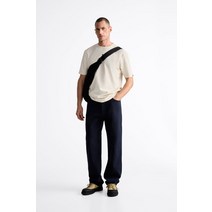 독일 자라 ZARA TEXTURED 티셔츠 - 굴 화이트