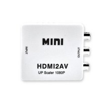 (HD-V02) HDMI to AV 컨버터 아날로그신호로 변환, 무배할인 HD-V02 컨버터