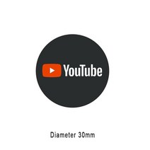 유튜브 NFC 퀵 링크 에폭시 스티커 NTAG213 태그 라벨, 1330