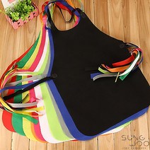 컬러부직포앞치마 요리사모자 색상선택, (소) 화이트요리사모자(25cm), (대) 검정앞치마