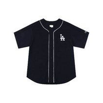 MLB 공식 남녀 야구 셔츠 NY / LA 짧은 소매 가디건