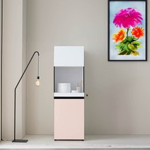 Sunshine 밥솥서랍장 키큰장 주방서랍장 e0자재 등급 좌우문위치 조절가능 12색상선택, 피치
