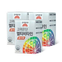 [고려비타민] 고려은단 멀티비타민 올인원 60정, 3개