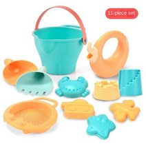 몬테소리 해변 놀이 수영장 게임 4 6 세 어린이용 해변 모래 놀이 여름 물 장난감, 11PCS