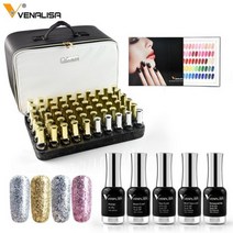 Venalisa 젤 폴리시 세트 바니시 컬러 폴리시 새로운 패션 컬러 네일 아트 디자인 전체 에나멜 키트 120 개 * 12ml, WholeSet 120pcs, CHINA