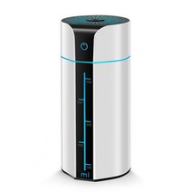 차량용가습기 미니 대용량 에코-친화적 주변 조명 1000ML 미니 안개 메이커 공기 청정기 공기 가습기, 하얀색