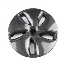 최신 4개/대 테슬라 호환 모델 3 18 인치 허브 캡 오리지널 자동차 교체 휠 Hubcap 전체 커버 액세서리, 03 GRAY