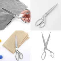 재단가위 원단가위 옷수선 미싱 부자재 실버스텐 26CM