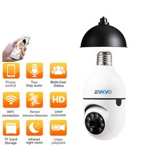 전구소켓 결합형 360도 무선cctv 1분설치 PTZ, 300만화소