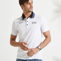골든더크 남성골프웨어 반팔 티셔츠 슬림핏 WHITE