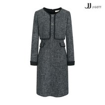 JJ지고트 브레이드 디테일 롤업 원피스 GLBM0OP90