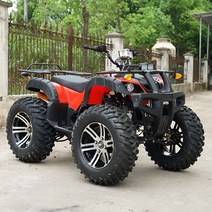 ATV 4륜 바이크 오토바이 산악 오프로드 농업용사발이, 블랙 125CC 8인치 휠