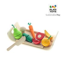 플랜토이즈 원목장난감 주방놀이 과일과채소 3416, 단품