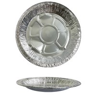 일회용 접시 일회용품 원형 은박접시 나들이 피크닉 dandanhi*309218847EA, 1, 1