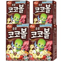 동서식품 포스트 오곡 코코볼 570g 콘프레이크 시리얼 간단한 아침 메뉴 자취생필수품, 4개
