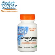 닥터스베스트 효소 세라펩타제 Serrapeptase 40000SPU 다이제스티브 엔자임 비건 90 베지캡슐