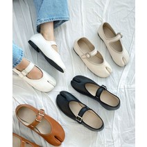 셀러허브 여성패션 [슈썸] 버클 스트랩 라운드 레더 여성 타비 슈즈 RJ-ax7102