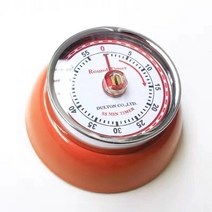 쿠킹타이머 디지털 주방 타이머 일본 덜튼 메탈 키친 카운트다운 베이킹 조리 알림 원형 마그네틱 냉장고 부착, 03 오렌지