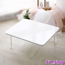 ForU52 심플 스타일 접이식테이블 좌식 밥상 테이블 인테리어 죄식테이블, 오리엔탈블랙