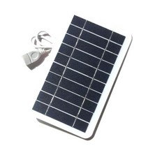 휴대용 태양열충전기 태양광충전기 USB 태양 전지 패널 충전기 5V 2W 400mA 출력 셀 휴대 전화 충전기에 대 한 야외 시스템, [01] A