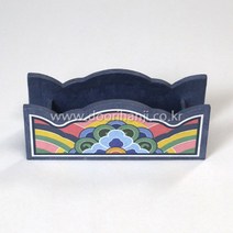 한지 찻받침 DIY 한지공예 만들기세트 두리한지공방, 단청그림찻받침꽂이(1-2)_파랑