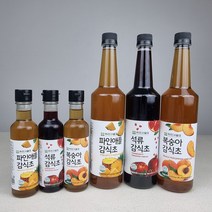 3년숙성 복숭아 파인애플 석류 천연발효 감식초, 1.감식초 180ml 3병 세트