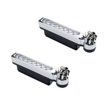 엔젤야옹 풍력 바람개비 차량용 LED 램프 2p, 블루