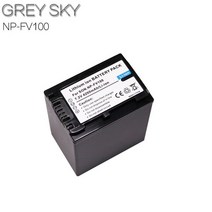 견고한 2Pcs 4200mAh NP-FV100 NP 배터리 + LCD 소니 호환 SX83E FDR-AX100E, 05 1 battery