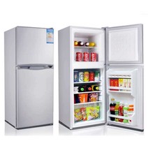 캠핑카용냉장고 50L~109L DC냉장고 12V 24V 실버 은색, 90L이중도어실버그레이475x475x830