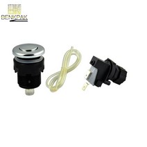 월풀욕조 매립욕조 월풀스파 매립형욕조 1pc 16A On Off 푸시 에어 버튼 스위치 월풀 제트 도구 세트 가정, 02 Type 2 (34MM)