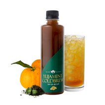 티바인 카페보다 맛있는 유자 민트 콜드브루 원액 액상 티 400ml, 유자민트 400ml 3개